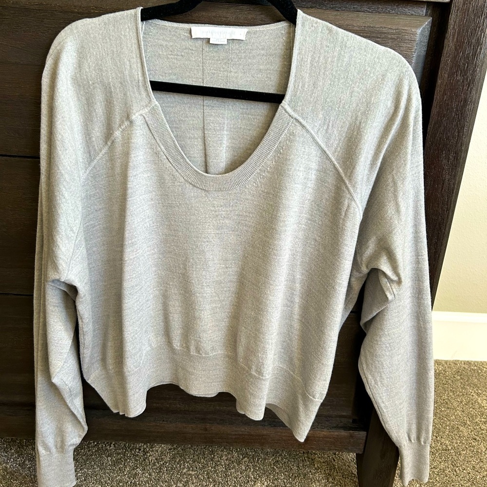 Alexander Wang grey Fine Knit shirt